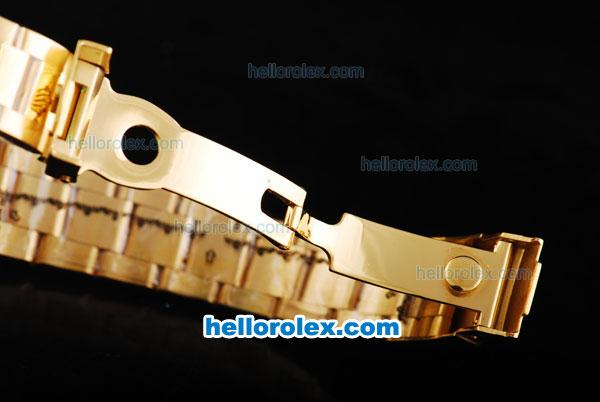 Rolex Daytona Automatic Movement Full Gold with MOP Dial and Gold Roman Markers - Click Image to Close